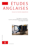 Etudes anglaises, no 76/2, 2023
